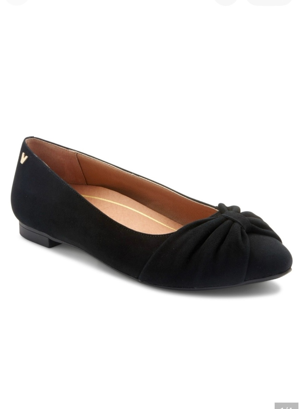 Vionic Gem Gramercy Suede Orthotic Ballet Flats